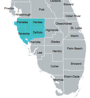 Freedom Locksmith County Map